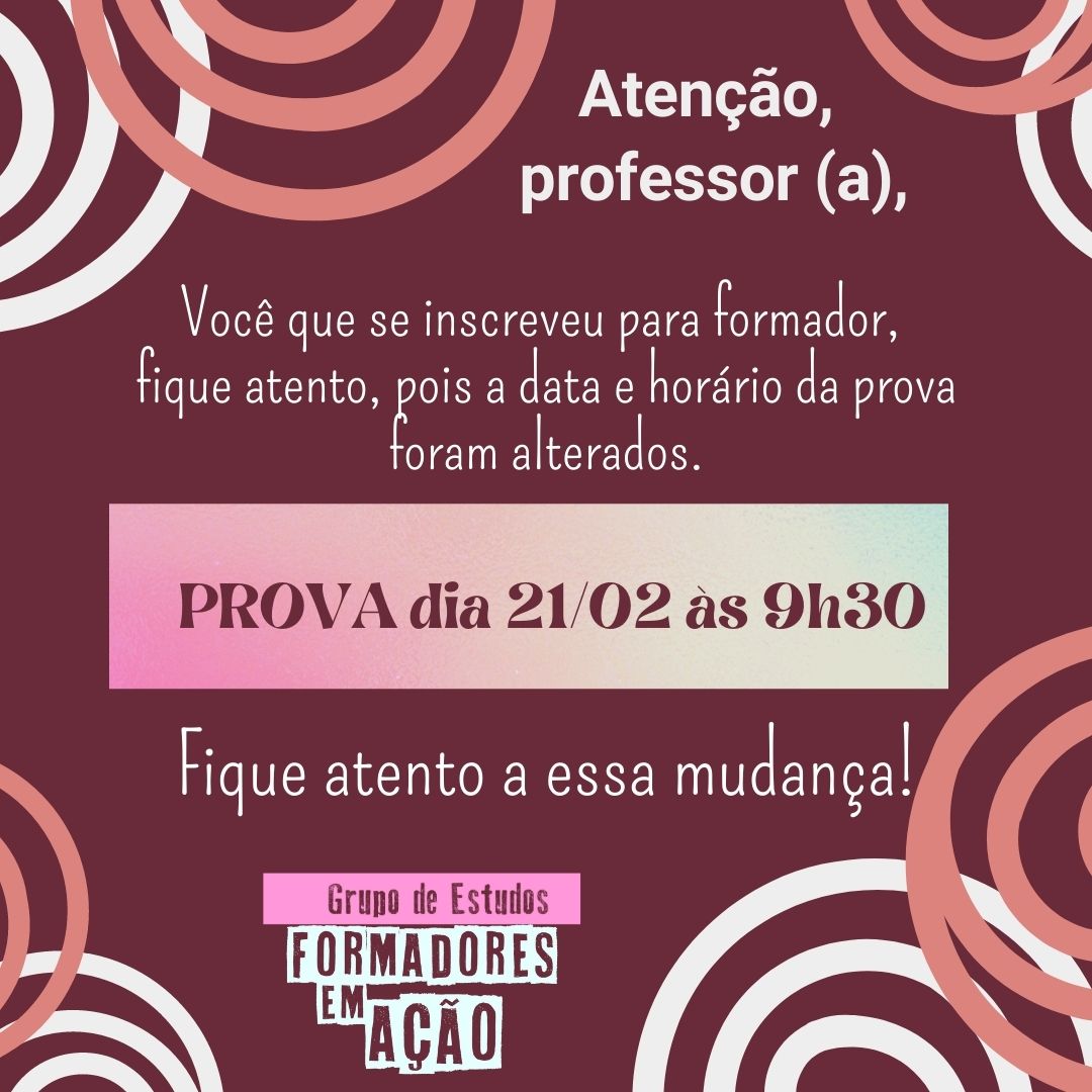 Prova Formadores