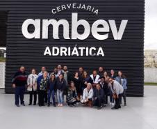Cursos técnicos subsequentes do CE Vicente Rijo realizam visita técnica e cultural em Ponta Grossa