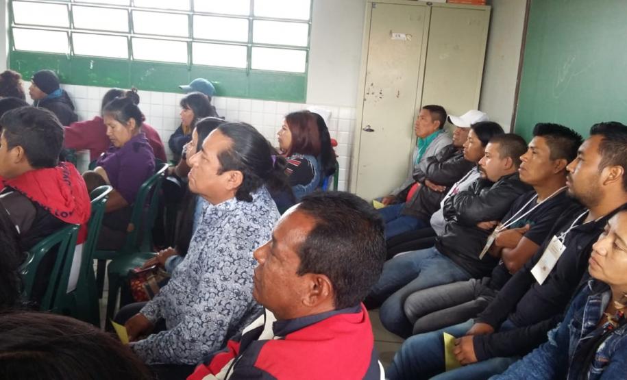 Formação para profissionais das escolas indígenas